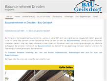 Tablet Screenshot of bau-geilsdorf.de
